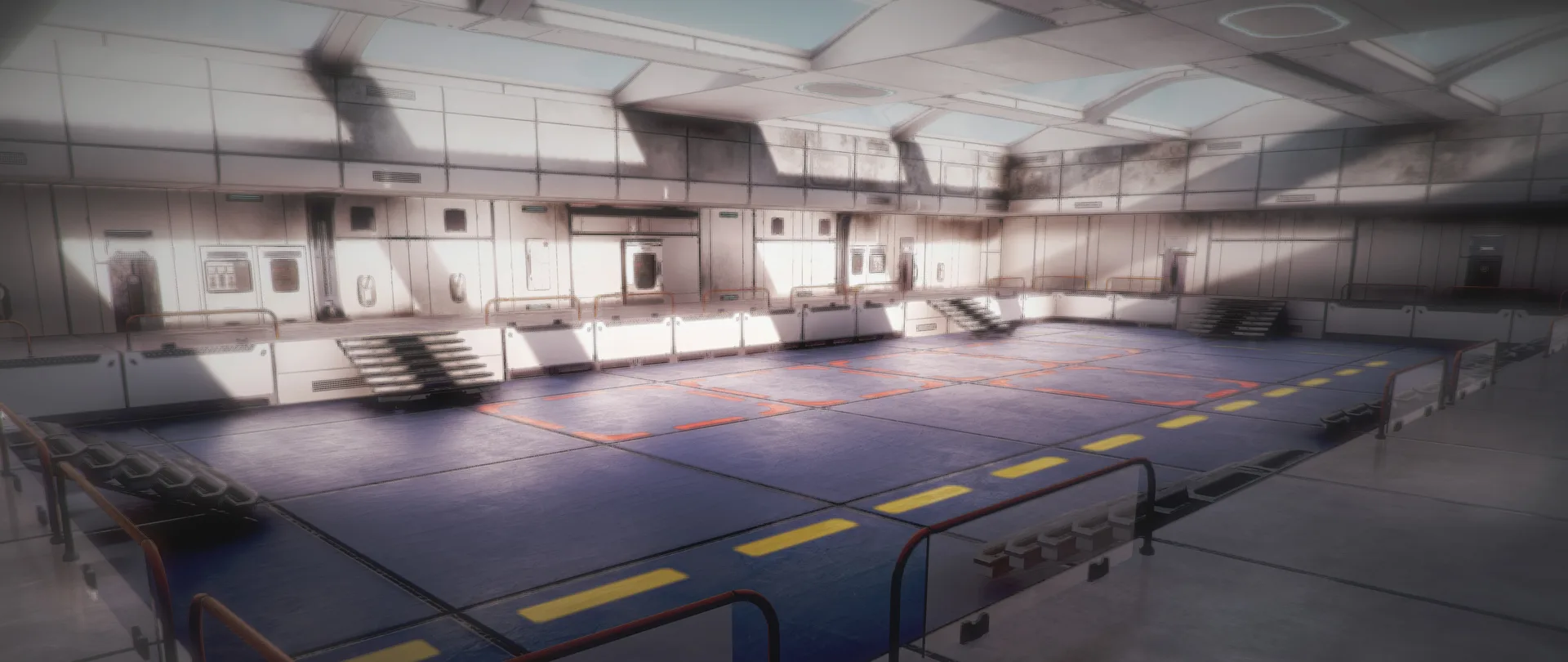 Corridor detail showing how far one texture set can go