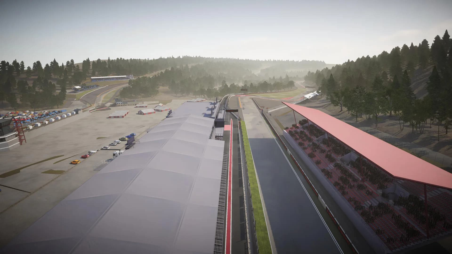 Real-world inspired racetrack built for Unity WebGL delivery