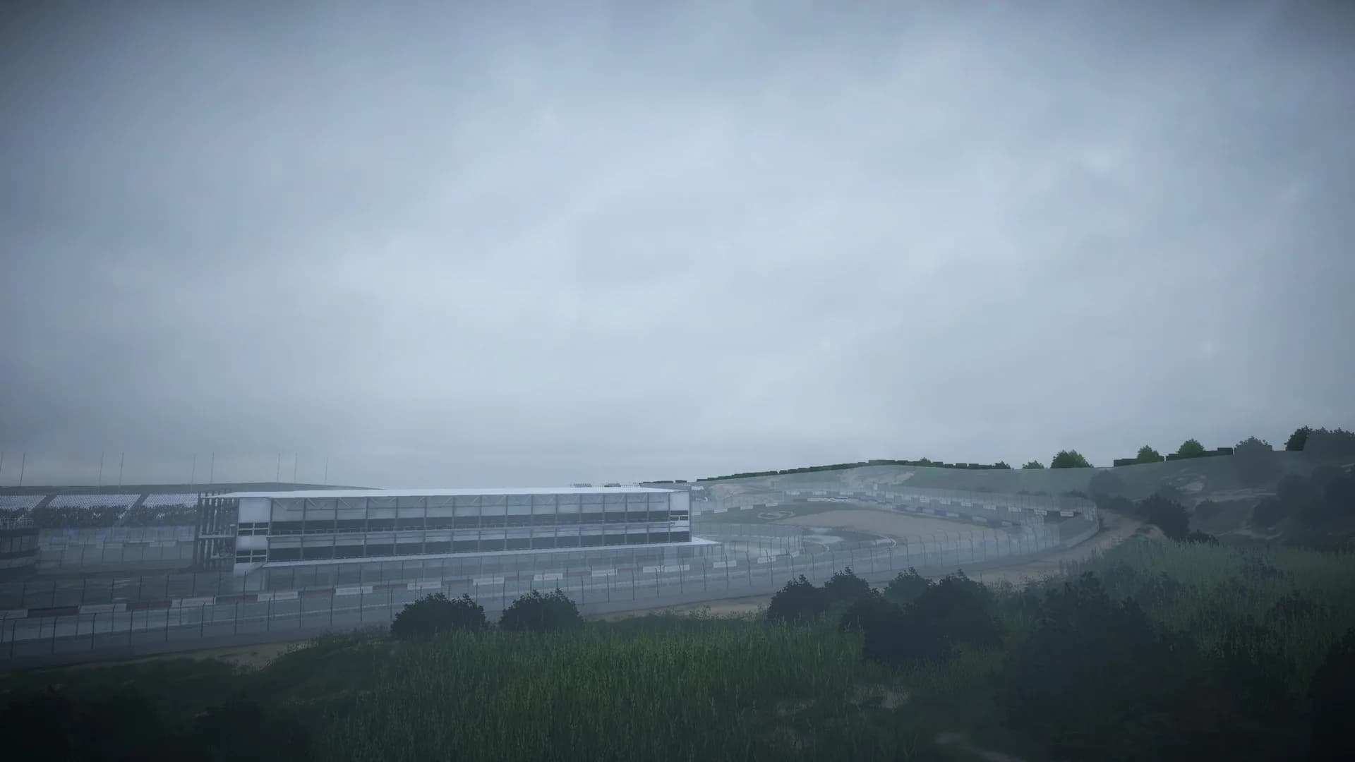 Grandstand scene optimized for browser-based WebGL rendering